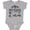 AC-Heather Grey, variant on Inktastic My Nana Grandma Loves Me Girls Girls Baby Bodysuit