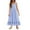 Blue, variant on Dress for Girls Summer Casual Holiday Mexican Maxi Dresses