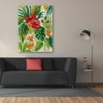 thumbnail image 3 of Epic Graffiti 'Tropical Jewels II' by Silvia Vassileva, Canvas Wall Art, 40"x54", 3 of 8