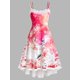 thumbnail image 1 of Vestido Midi Talla Extra Asimétrico Estampado Alce Rosegal  Vestidos Estampados Tallas Grandes, 1 of 5