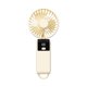thumbnail image 3 of Ventilador de Escritorio Portátil y Plegable de 5 Velocidades | Ventilador Pequeño de Mano Recargable Por Usb con Pantalla Led | Funcionamiento Silencioso | Aspas Desmontables | Cuerda para Colgar De, 3 of 6