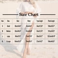 thumbnail image 3 of Staron Women's Swimsuit Cover Up Beach Dress Two Piece Set V Neck Short Sleeve Slit Casual Vacation Loose Fit Sunscreen Cover-up Dress, White XL, 3 of 5