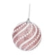 thumbnail image 1 of Bolas colgantes navideñas de 8 cm, ligeras y con lentejuelas brillantes para Navidad. Rosado, 1 of 9