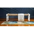 thumbnail image 4 of Rugs.com Hyacinth Collection Rug – 8 Ft Runner Blue Medium Rug Perfect For Hallways, Entryways, 4 of 9