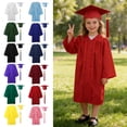 thumbnail image 7 of 2026 Graduation Cap and Gown Set with Tassel Matte Ceremony Robe Outfit for Kindergarten Elementary School Graduation Ceremony, 7 of 7