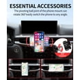 thumbnail image 4 of MaserWeller Car Phone Holder for Lexus LX570 2016-2021 Accessories, 360° Rotation Phone Mount Compatible with MagSafe, Cell Phone Holder Does Not Affect Air Vent, 4 of 7