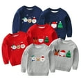 thumbnail image 3 of QUDDERR Chandails pour Enfants Garçons Filles 1-6 Ans Bébé Tricot de Noël Pull Automne Hiver Col Rond pour Tout-Petit, 3 of 8