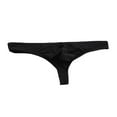 thumbnail image 4 of Sakmal Seamless Women Underwear Thong Plus Size Cheeky Panties Black No Show Panties for Ladies XL, 4 of 5