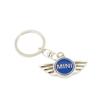 Mini Cooper Blue 3D Logo Keychain