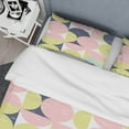 thumbnail image 4 of Designart 'Retro Pastel Circular Pattern I' Mid-Century Modern Duvet Cover Set, 4 of 4