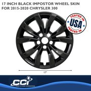 COAST TO COAST INTERNATIONAL Coast To Coast IWCIMP381BLK 10 Spoke Gloss Painted 17" Wheel Cover