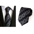 thumbnail image 4 of Corbatas de Diseño Sailing Formal de Negocios Patrón Rayas a Cuadros para Hombre B092, 4 of 5
