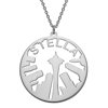 Personalized Cityscape Name Necklace Seattle Skyline