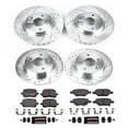 thumbnail image 3 of PowerStop Front and Rear Z23 Evolution Sport Carbon-Fiber Ceramic Brake Pad and Drilled & Slotted Rotor Kit Fits: CHEVROLET PONTIAC SATURN Select Models K1612, 3 of 10