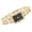 Gold with Black Dial, variant on Classic Gold Black Women’s Bracelet Watch – Crystal Dial Quartz Jewelry Watch, Elegant Dress Timepiece