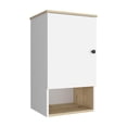 thumbnail image 4 of We Have Furniture Medicine Cabinet Porto, Two Internal Shelves, Light Oak / White Finish, 4 of 6