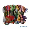 thumbnail image 1 of Shengyu 100 colored 50 colored 24 colored Embroidery Thread Cotton Cross Needle Line Craft Sewing Floss Kit, 1 of 1