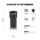 thumbnail image 3 of Vaso térmico Igloo FlipNSip de acero inoxidable 473 ml, 3 of 8