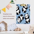 thumbnail image 7 of Coolnut Cute Panda Paw Blue Acrylic Clipboard with Low Profile Gold Metal Clip Standard A4 Letter Size Decorative Clipboards for Office,Jobsite,Medical,School, 7 of 7