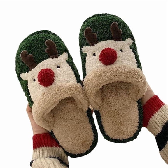 Elk Slippers for Women & Men | Fuzzy Anti-Skid House slipper, Unique Gifts for Women & Men