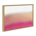 thumbnail image 5 of Kate and Laurel x Mentoring Positives Collaboration Champagne Shimmer Framed Wall Art, 18x24 Natural, Colorful Minimalist Abstract Wall Décor, 5 of 10