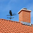 thumbnail image 3 of Metal Weathervane Owl Stainless Steel Garden Stake Retro Weather, 3 of 4