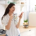 thumbnail image 5 of Yayeee 40oz Stainless Steel Tumbler with Straw and Handle Double-Wall Insulated Travel Water Bottle, Beige Vegetables Pattern, 5 of 8
