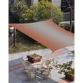 thumbnail image 3 of Sun Shade Sail 14x18Ft Ombre Abstract Gradient Burnt Orange and Gray Uv Block Sunshade Canopy Outdoor Shade Cover Rectangle Shade Cloth For Patio Garden Yard Deck Pergola, 3 of 6