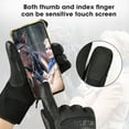 thumbnail image 4 of SNOW DEER Electric Heated Gloves Warm Men Women Sheepskin Leather Waterproof Rechargeable Battery Warm Hand Ski Glove, 4 of 19