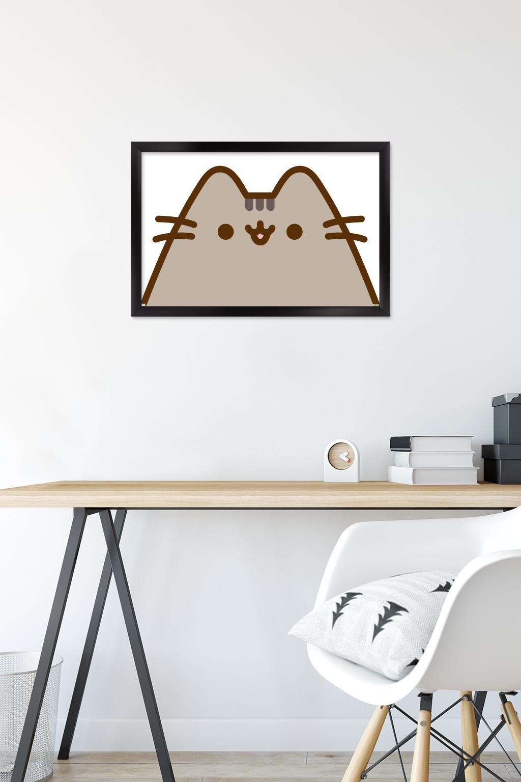 Pusheen - Surprise Wall Poster, 14.725" x 22.375" Framed