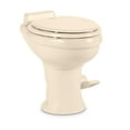 thumbnail image 7 of Dometic 320 RV Toilet - Gravity Flush with enameled wood seat - Standard Height Flush with Foot Pedal for RVs, Trailers, and Outdoor Campers, 7 of 7