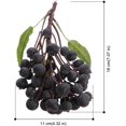 thumbnail image 4 of Arándanos artificiales Cuerda Fruta falsa Simulación Arándanos Decoración Realista Fruta Colgando Pinchos Adorno JAMW Sencillez, 4 of 5
