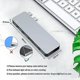 thumbnail image 2 of USB C Hub Adapter for MacBook Pro/Air 13" 15" 6-in-1 USB-C Accessories SQBB, 2 of 5