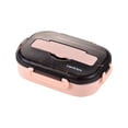 thumbnail image 3 of Fiambrera Bento, organizador de frutas, utensilios de cocina con borde liso, contenedor de comida, estuche para almuerzo para cocina, Picnic, adultos, Rosa, 3 of 9