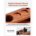 thumbnail image 3 of VEVOR Espresso Tamping Station, Sapele Wood, 8-in-1 Multifunctional Tamping Station with Detachable Slot, Easy to Clean Espresso Knock Box with Non-Slip Base, Fits for 51-58 mm Handles, 3 of 9