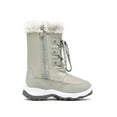 thumbnail image 2 of DREAM PAIRS Kids Boys Girls Slip Resistant Faux Fur-Lined Knee High Winter Snow Boots NORDIC GREY Size 10, 2 of 5