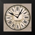 thumbnail image 2 of Fisk, Arnie 12x12 Black Modern Framed Museum Art Print Titled - Industrial Chic Clock, 2 of 5