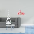 thumbnail image 2 of Estatua Abstracta De Resina Con Forma De Fuego Y Ciervo, Adorno Moderno De Llama Para Escritorio, Patio, Oficina, Estantería, Cocina, Comedor, Decoración De Mesa, Regalo Artesanal., 2 of 8