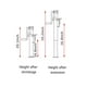 thumbnail image 2 of Kenally RV Manual Jacks Portable Profesional Universal Heavy Duty Plegable Giratorio Reemplazo Remolque Elevador Herramienta de elevación Herramientas eléctricas, 2 of 6