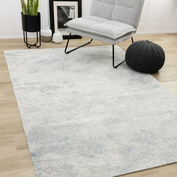 Rug Branch Contemporary Organic Cream Indoor Area Rug - 5' x 8'