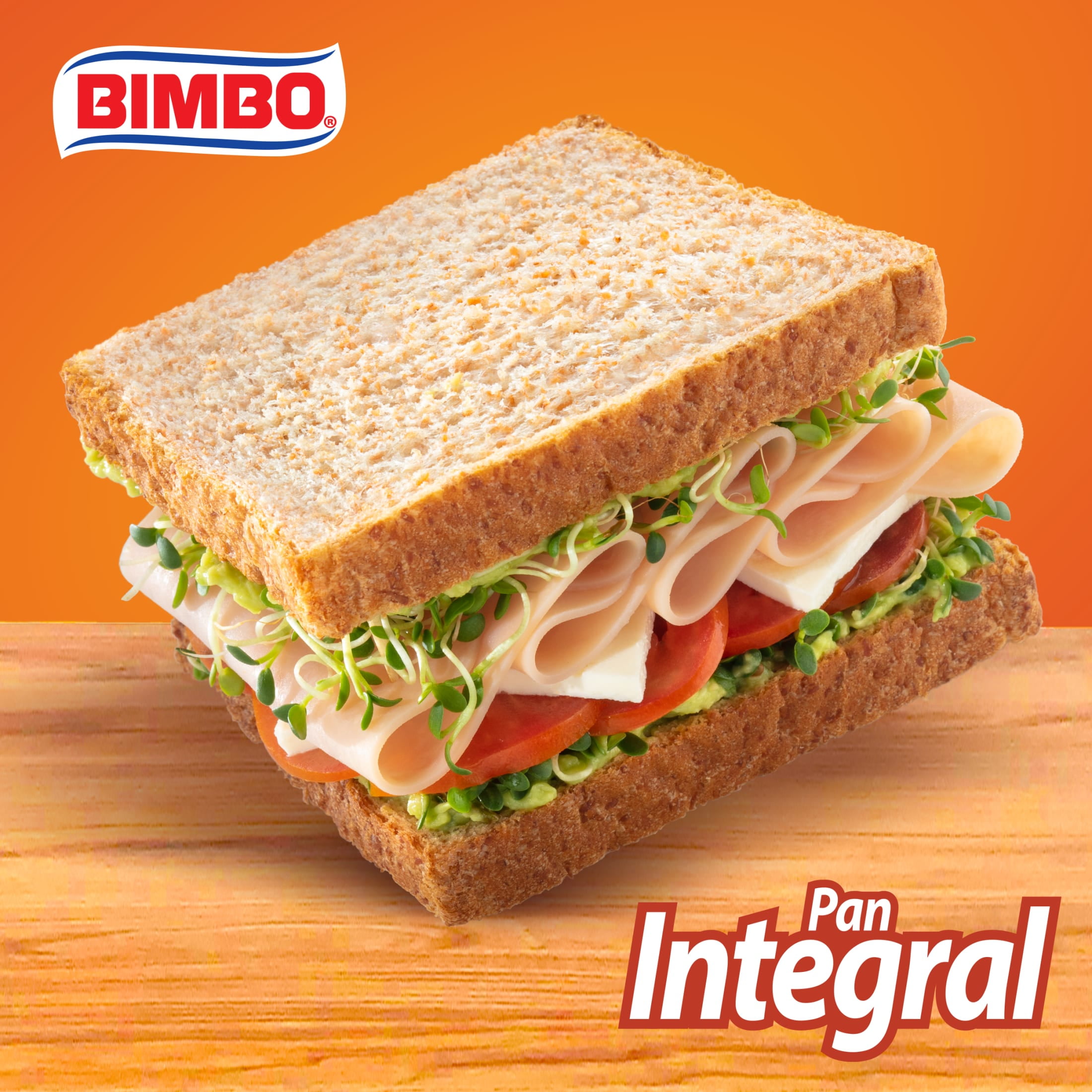 Bimbo Pan Integral, Wheat Sandwich Bread, 24 oz