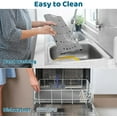 thumbnail image 7 of Naler Bathroom Foldable Sink Cover for Counter Space - Sink Topper - Silicone Makeup Organizer Mat Space Saver,Small Bathroom & Rv Camper Travel Must Haves Accessories,Grey, 7 of 7