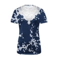 thumbnail image 4 of Odbmxy Short Sleeve Womens Blouses Plus Size Lace Summer Tops Women Floral Camping Vintage Loose Casual Tops, 4 of 5