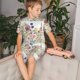 thumbnail image 4 of Fotbe Autumn Garden Pijama Estampada de 2 Piezas para Niños – Ropa de Dormir de Manga Corta Cómoda para Niños y Niñas, Camiseta y Shorts de Algodón-4X-Large, 4 of 6