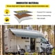thumbnail image 3 of Restored Toldo VEVOR RV, tela de repuesto para toldo de 16 pies, repuesto de toldo para caravana gris desteñido, toldo de repuesto de material de vinilo de 15 oz, parasol y caravana impermeable (Refurbished), 3 of 9