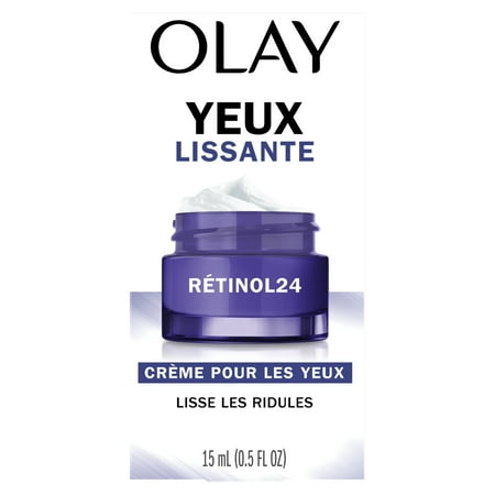 Olay Retinol 24 Night Eye Cream, Fragrance-Free, Normal Skin, 0.5 fl oz