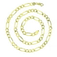 thumbnail image 3 of DECADENCE 14k Yellow Gold Solid 7.50mm Figaro Chain with Lobster Claw Clasp | 8.25" Bracelet | Italian Gold Bracelets | Gold Figaro Chain Bracelets for Men and Women, 3 of 5
