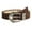 Coffee, variant on Classical Braided Rope Belt Waist Cinching Band With Retro Styling Flexible Sizing PU Strap Most Occasion