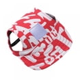 thumbnail image 1 of Pet Dog Hats Baseball Cap Sun Protection Sports Outdoor Sun Hats for Small Medium Dogs with Hole, 1 of 4