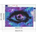thumbnail image 3 of El traje de pintura de diamantes 5d deslumbra el ojo humano, traje de arte de diamantes diy 5d para adultos y niños Planeta Tierra, decoración de piedras preciosas de pintura de diamantes completa 12x, 3 of 5
